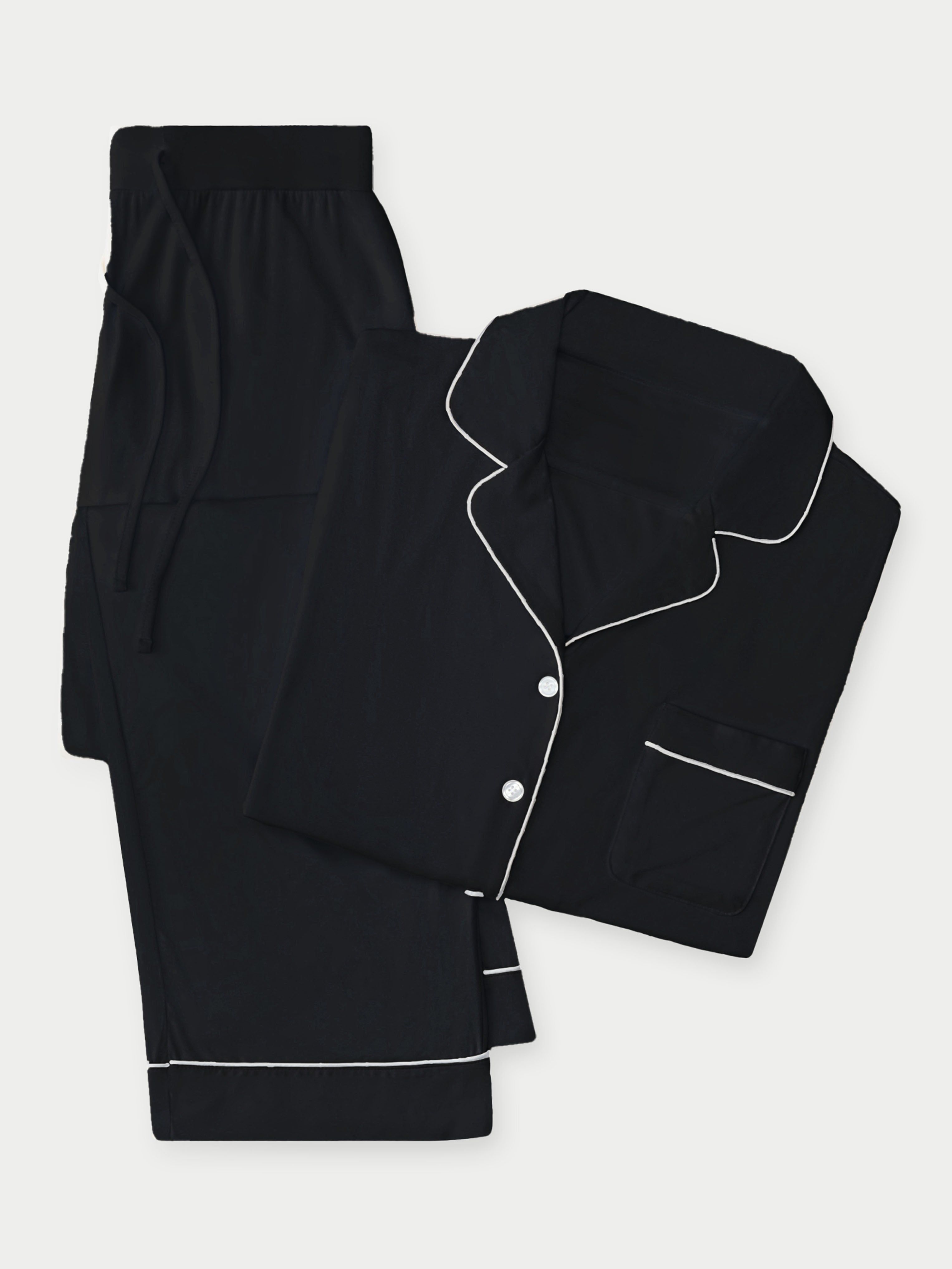 Women&#39;s Bamboo Stretch-Knit Long Sleeve Pajama Set