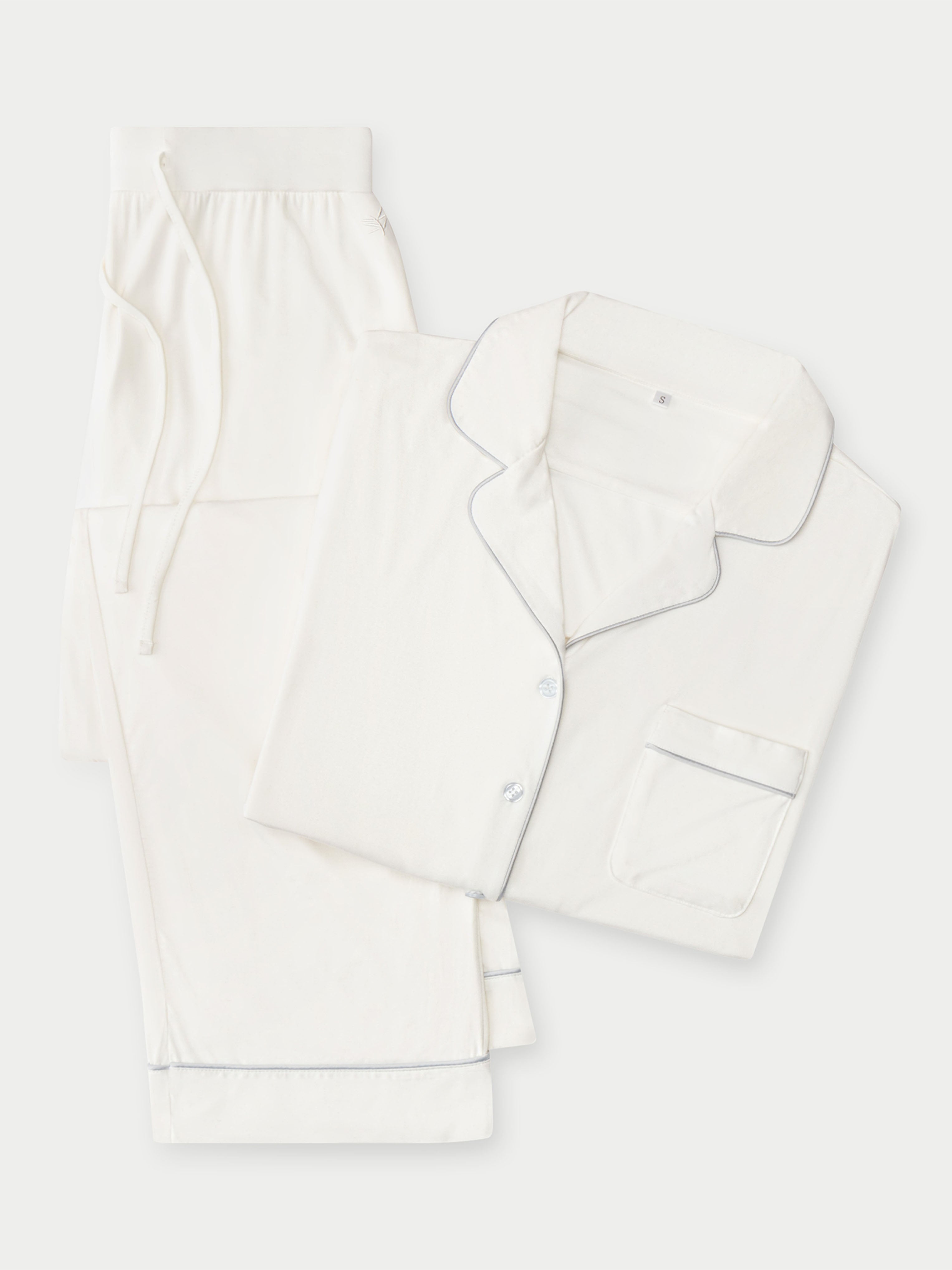 Women&#39;s Bamboo Stretch-Knit Long Sleeve Pajama Set