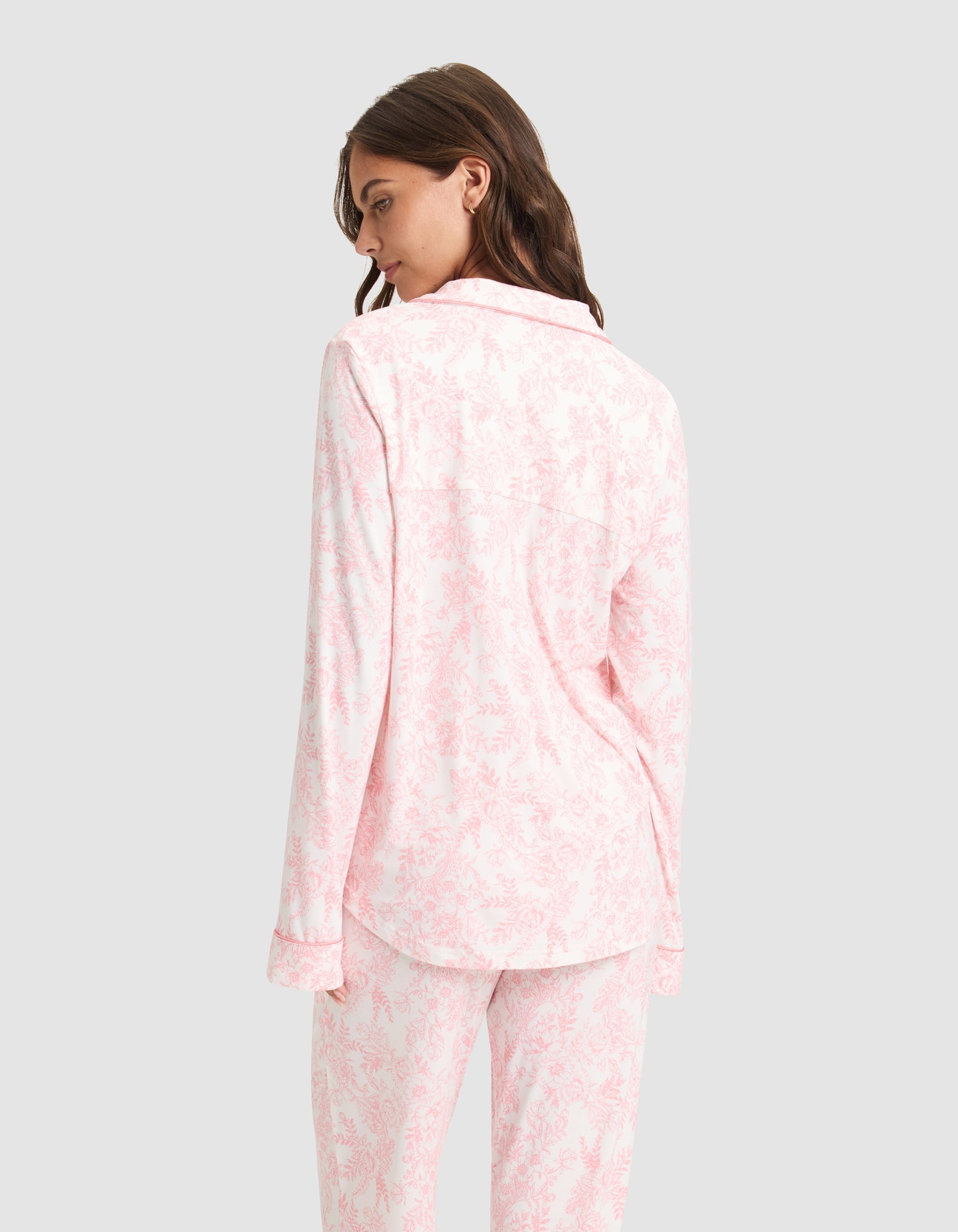 Women&#39;s Bamboo Stretch-Knit Long Sleeve Pajama Set
