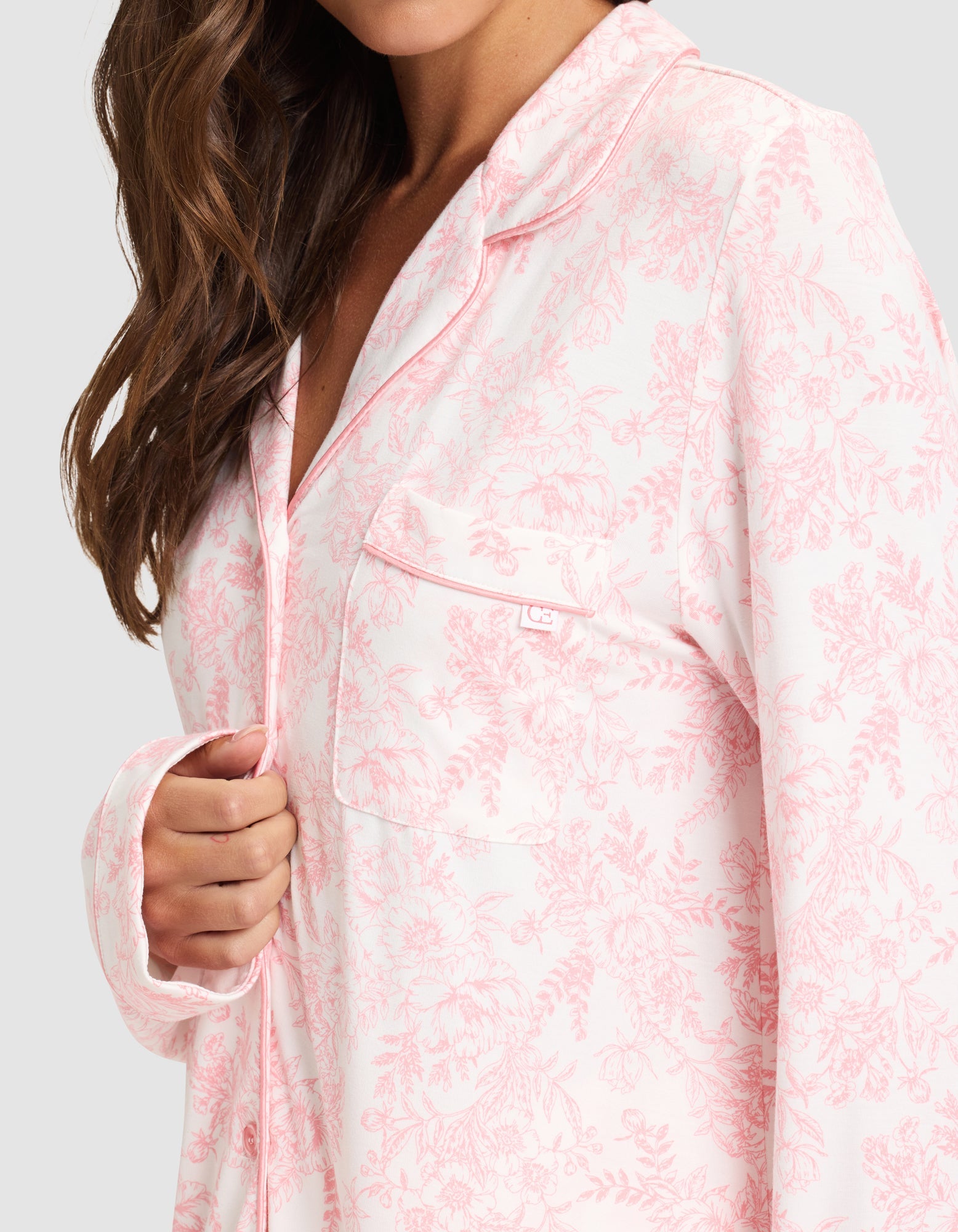 Women&#39;s Bamboo Stretch-Knit Long Sleeve Pajama Set