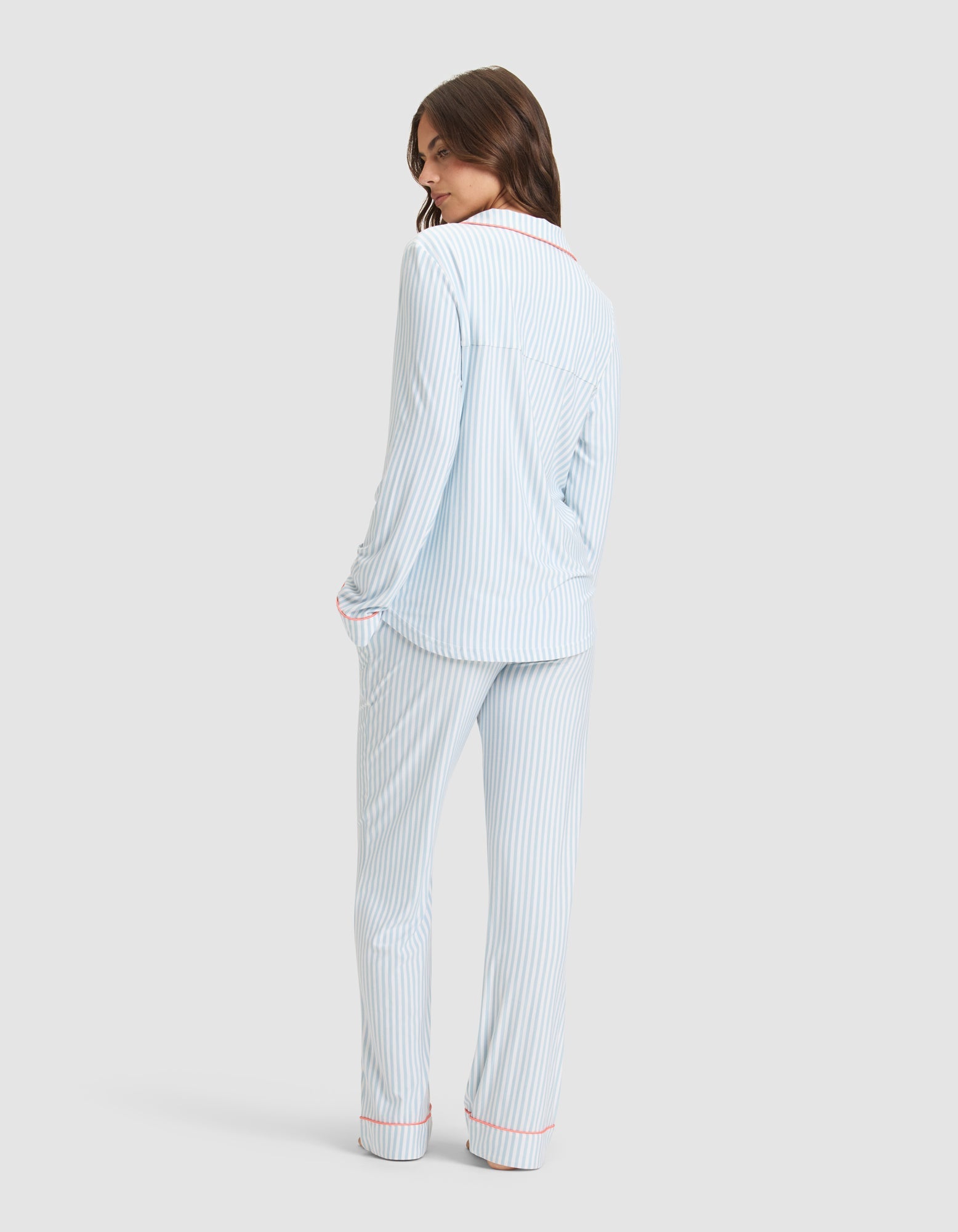 Women&#39;s Bamboo Stretch-Knit Long Sleeve Pajama Set