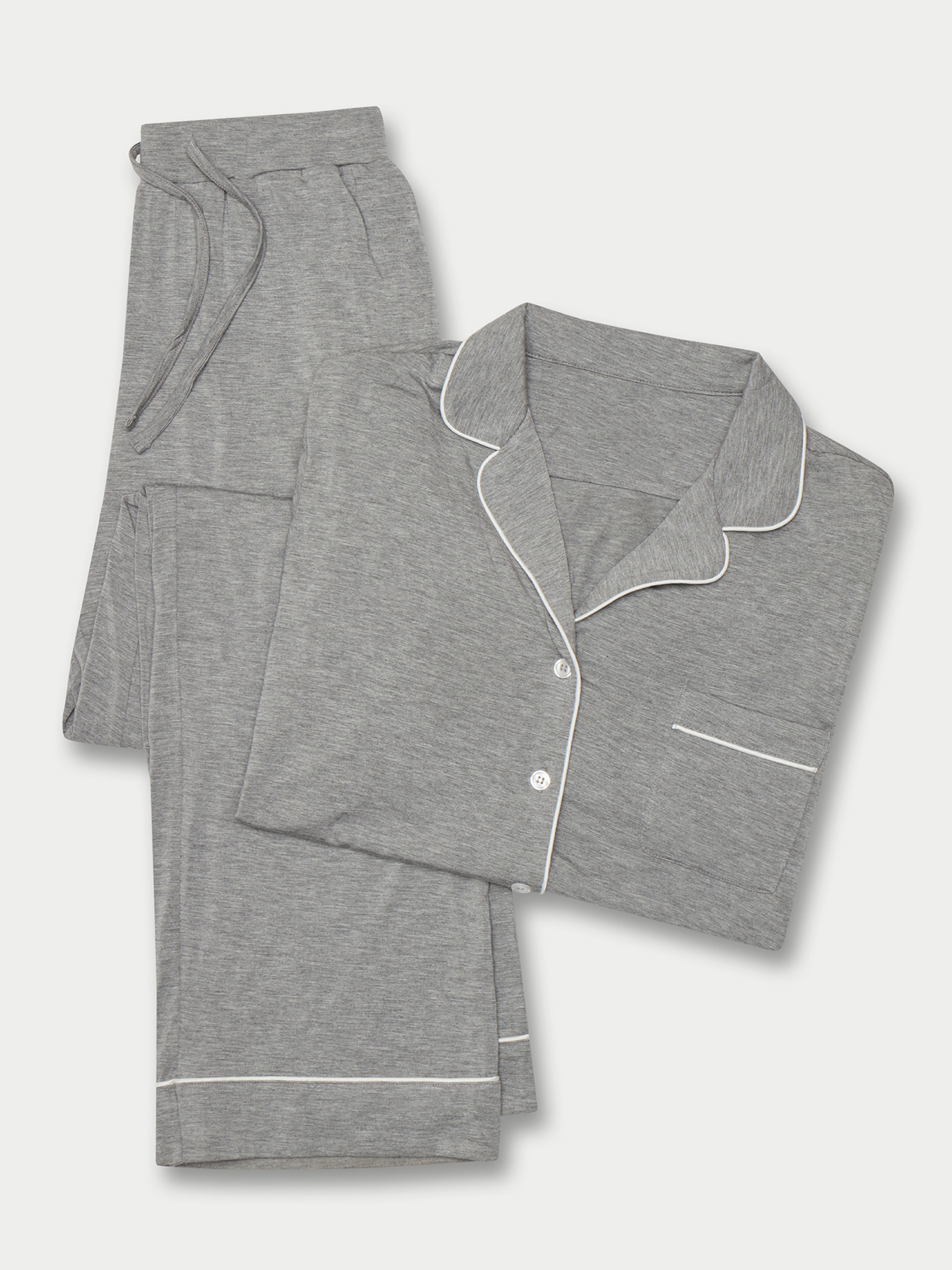 Women&#39;s Bamboo Stretch-Knit Long Sleeve Pajama Set