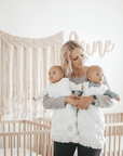 twin mom uses dreamland baby to calm infants